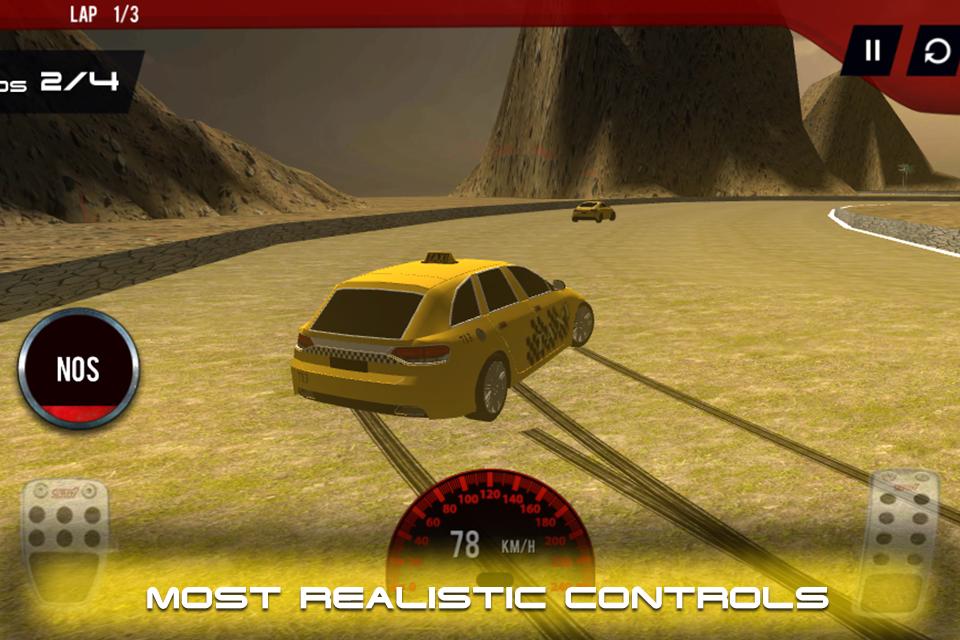 Speedy Cab Racer - Countryside