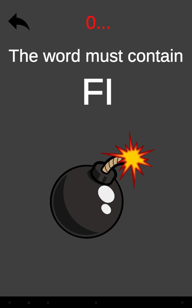 Tick-tock Bomb! Explosive (boom) word game!